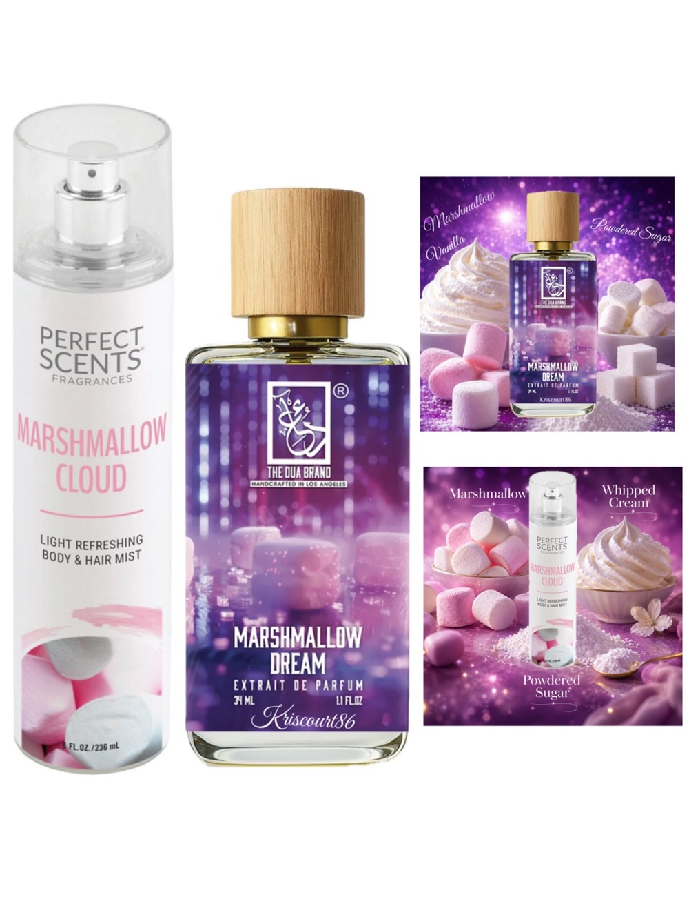 Marshmallow Dream Clouds 2PC NEW